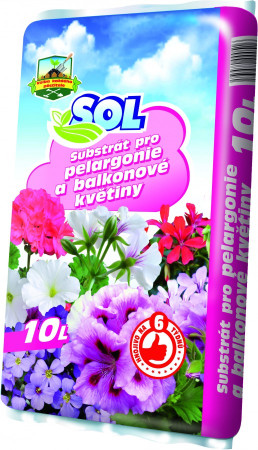 Substrát pro pelargonie 10L